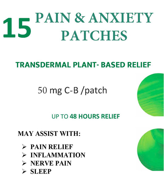 Smart Relief Patches – Plant-Based Support for Pain, Inflammation, Sleep & Stress