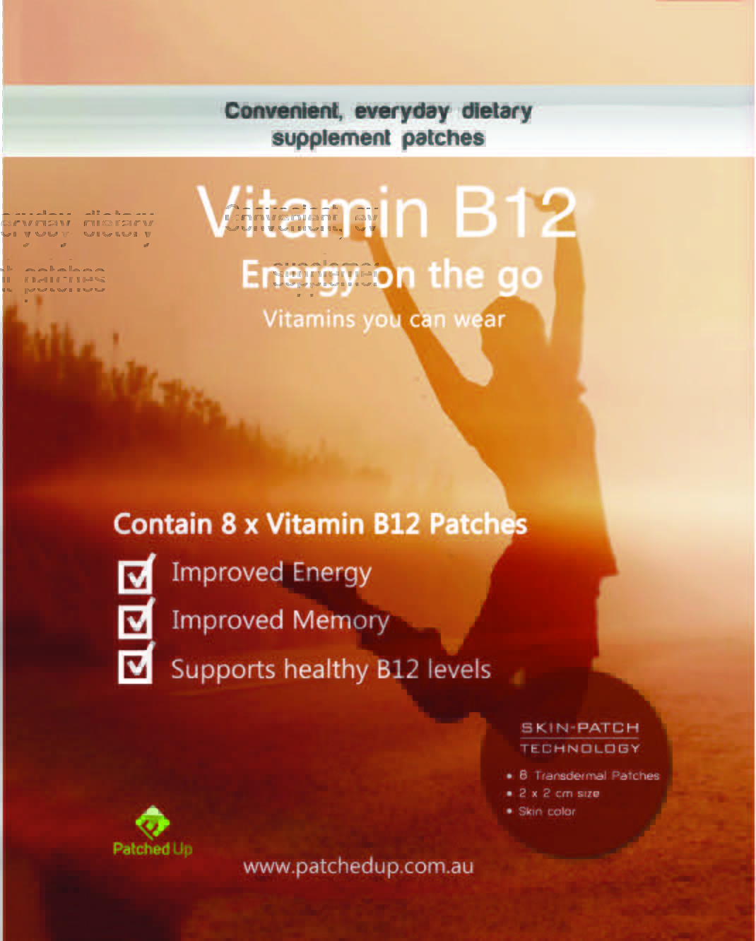 Smart Vitamin B12 Patches – Methylcobalamin for Energy & Focus - Patched Up