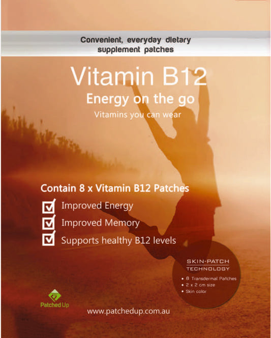 Smart Vitamin B12 Patches – Methylcobalamin for Energy & Focus - Patched Up